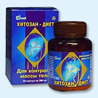 Хитозан-диет капсулы 300 мг, 90 шт - Глинка